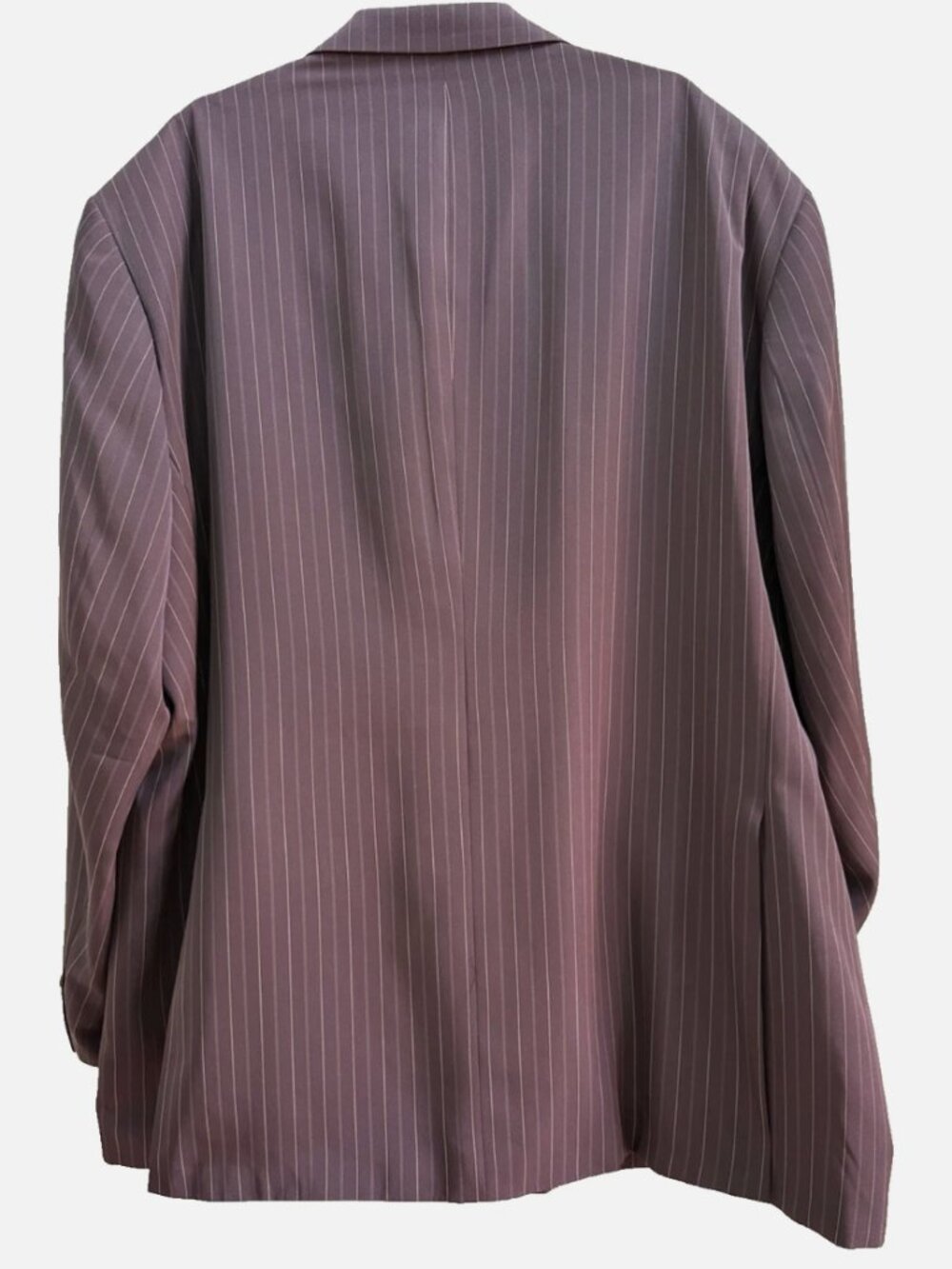 Umberto Bonelli Super 130's Men's Brown Pinstripe Sports Coat Blazer Size 58L - Picture 4 of 15